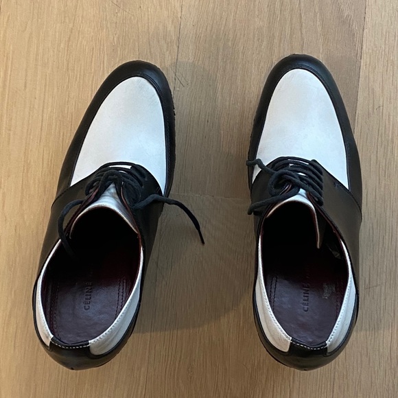 Celine  black and white wedges Phoebe Philo - Picture 4 of 16